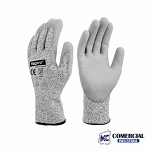 Guantes Anticorte G-Flex Cut-5 Gris Claro Segpro