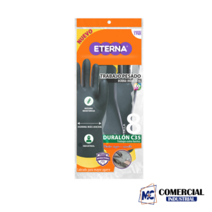 Guantes de Jebe Negro C-35 Eterna